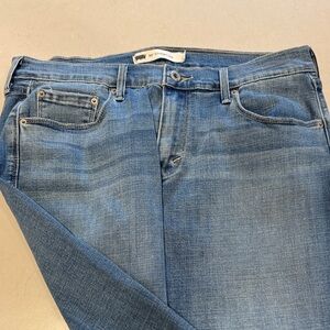 Levi's Classic Blue 505 Straight Leg Jeans